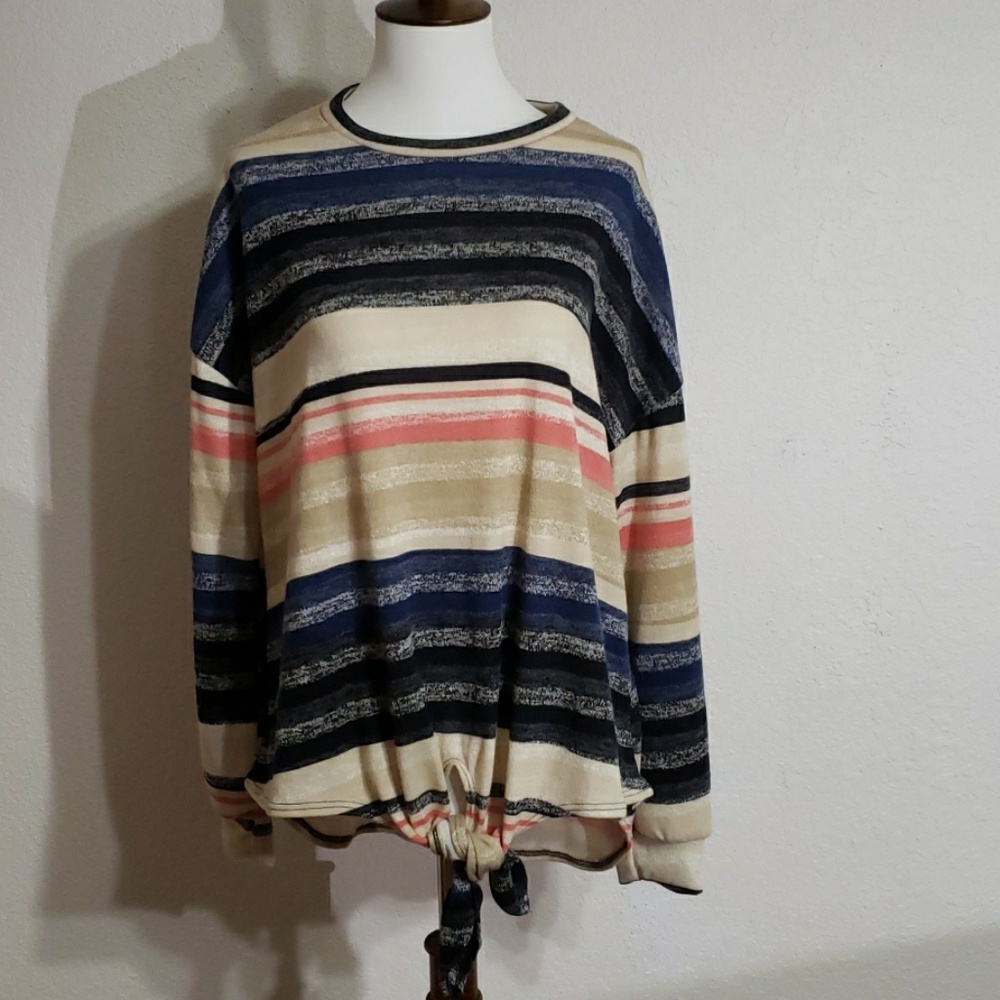 Multicolored Stripe Top